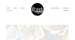 Desktop Screenshot of greekspotdc.com